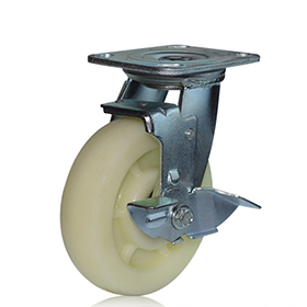 6寸重型尼龍剎車輪